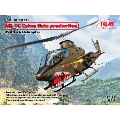 ICM 32061 AH-1G Cobra (late production), US Attack Helicopter