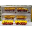 BREKINA 58454 FIAT 690 SHELL CISTERNA CON RIMORCHIO