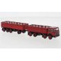 BREKINA 58530 FIAT 691 MILLEPIEDI ROSSO