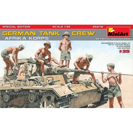 MINIART 35278 GERMAN TANK CREW ”Afrika Korps” SPECIAL EDITION