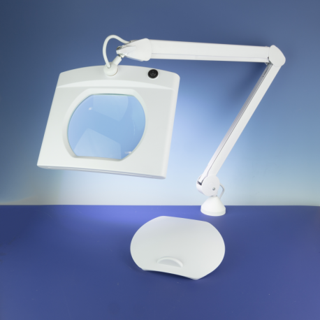 Lightcraft LED Rectangular Magnifier Lamp