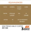 Colore acrilico 3rd Generation 17mL WWI French Milky Coffee