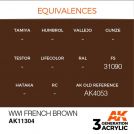 Colore acrilico 3rd Generation 17mL WWI French Brown