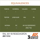 AK INTERACTIVE 11312 RAL 6011B RESEDAGRÜN 3rd Generation