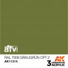 Colore acrilico 3rd Generation 17mL RAL 7008 Graugrün Opt 2