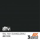 Colore acrilico 3rd Generation 17mL RAL 7021 Dunkelgrau