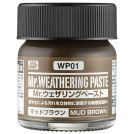Mr.Hobby WP-01 Mr.Weathering Paste Mud Brown
