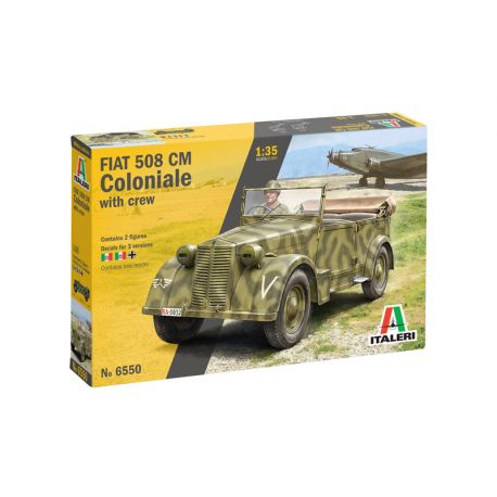 ITALERI 6550 Fiat 508 CM Coloniale with Crew