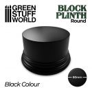 GREEN STUFF WORLD Round Block Plinth 8cm - Hazelnut
