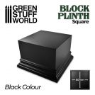 GREEN STUFF WORLD Square Top Display Plinth 8x8 cm - Hazelnut Brown