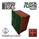 GREEN STUFF WORLD Basetta quadrata nocciola 8x8