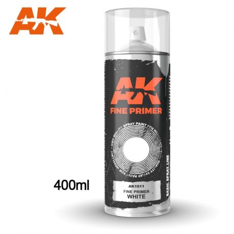 AK INTERACTIVE 1011 Fine Primer White Spray 400ml