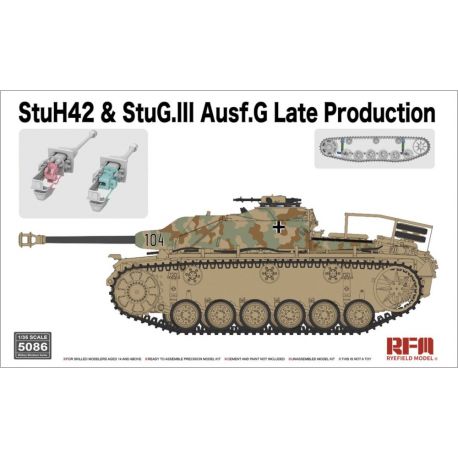 RYE FIELD MODEL 5086 StuH42 & StuG.III Ausf.G Late Production