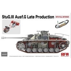 RYE FIELD MODEL 5088 StuG.III Ausf.G Late Production with full interior
