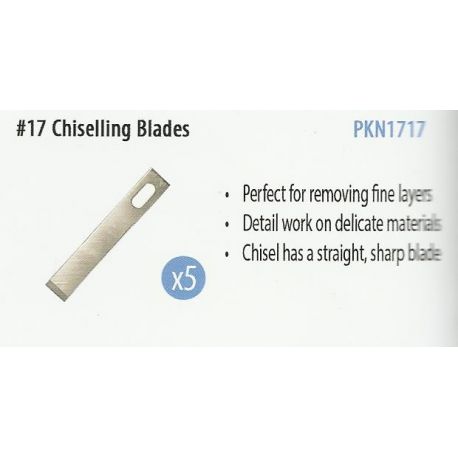 MODEL CRAFT PKN1717 CHISELLING BLADES 5PCS