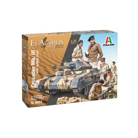 ITALERI 6592 Crusader Mk.III with British crew 1/35
