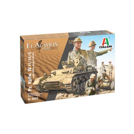 ITALERI 6593 Pz. IV F1/F2/G With Afrika Korps