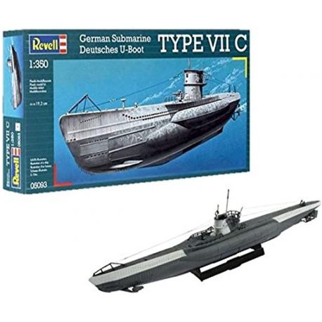 REVELL 05093 German Submarine Deutsches U-Boot Type VIIC