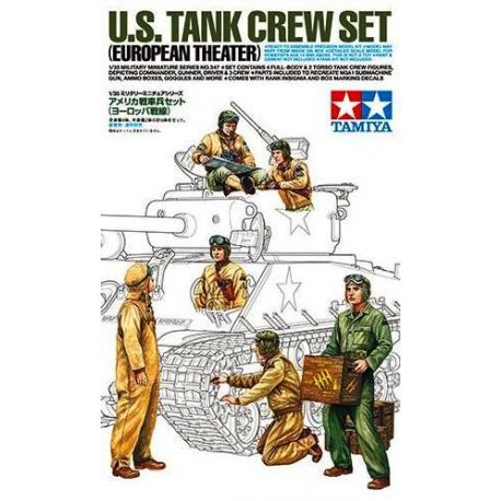 TAMIYA 35347 US Tank Crew Set - European Theater