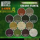 GREEN STUFF WORLD Static Grass Flock 4-6mm - SPRING GRASS - 200 ml