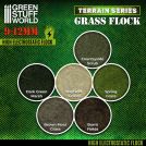 GREEN STUFF WORLD Static Grass Flock 4-6mm - SPRING GRASS - 200 ml