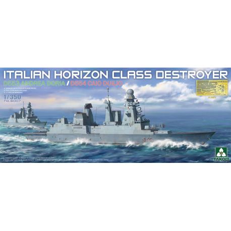 TAKOM 6007 Italian Horizon Class Destroyer D553 Andrea Doria / D554 Caio Duilio 1/350