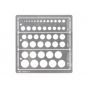 Tamiya 74150 Modeling Template Round 1-12.5mm