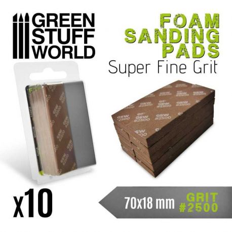 GREEN STUFF WORLD Spugnette abrasive grana 2500