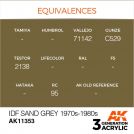 Colore acrilico 3rd Generation 17mL IDF Sand Grey 1970s-1980s