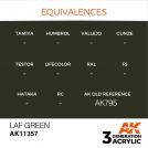 Colore acrilico 3rd Generation 17mL LAF Green