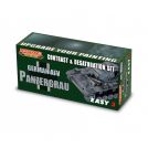 et 3x colori acrilici Lifecolor 22ml Easy 3 per il contrasto e la desaturazione del Panzergrau
