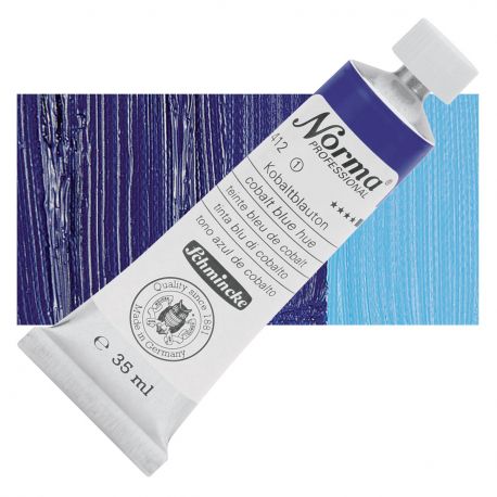 Schmincke Norma Professional - Colore a olio 35 ml 412 tinta blu di cobalto