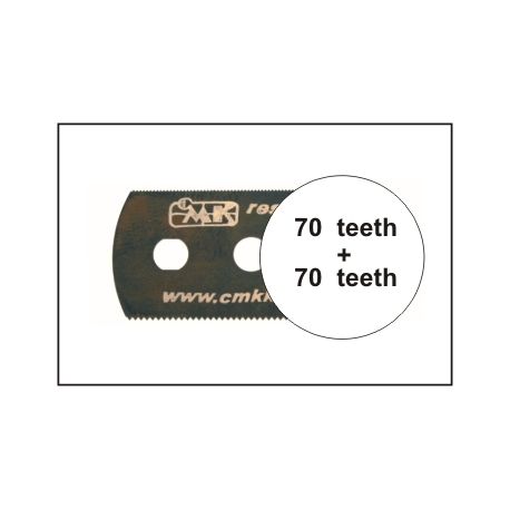 CMK H1005- Seghetto ultra levigato (entrambi i lati 70 denti) 5 pezzi