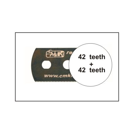 CMK H1006-Seghetto molto levigato (entrambi i lati 42 denti) 5 pezzi