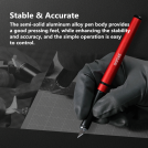 DSPIAE DK-1 Aluminum Alloy Hobby Knife with extra DSPIAE Diablo Spare Blades