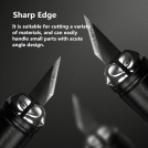 DSPIAE DK-1 Aluminum Alloy Hobby Knife with extra DSPIAE Diablo Spare Blades