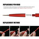 DSPIAE AT-FB ALUMINIUM ALLOY INTERCHANGEABLE FINE TIP BRUSH