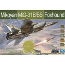AMK 48002 MIKOYAN MIG-31 B/BS FOXHOUND RUSSIAN INTERCEPTOR WITH 3D ACCESSORIES 1/48