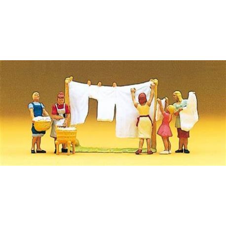 PREISER 10050 DONNE CHE STENDONO I PANNI