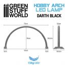 GREEN STUFF WORLD Hobby Arch LED Lamp - Darth Black
