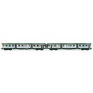 LIMA HL2655 SET 2 AUTOMOTRICI ALN668 TRENORD LIVREA BIANCO-VERDE VETRI PIANI