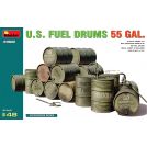 MINIART 49001 U.S. FUEL DRUMS 55 GAL. 1/48
