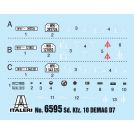 ITALERI 6595 Sd. Kfz. 10 Demag D7 with 7,5 cm leIG 18 and crew