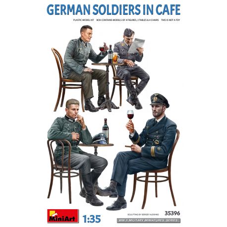 MINIART 35396 GERMAN SOLDIERS IN CAFE