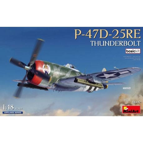 MINIART 48009 1/48 P-47D-25RE Thunderbolt Basic Kit