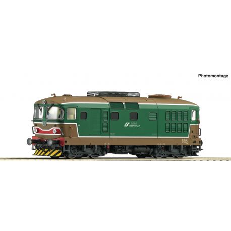 ROCO 73002 – Locomotiva diesel D.343.2015 delle FS. Epoca V.