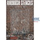 RT-DIORAMA Airbrush Stencil: Stains and Leaks