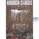 RT-DIORAMA Airbrush Stencil: Wood grain