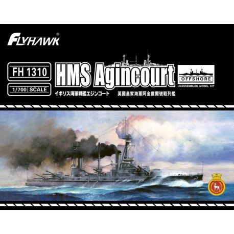 FLYHAWK 1310 HMS Agincourt 1/700
