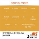 AK INTERACTIVE 11362 BRITISH SAND YELLOW – AFV 3rd Generation